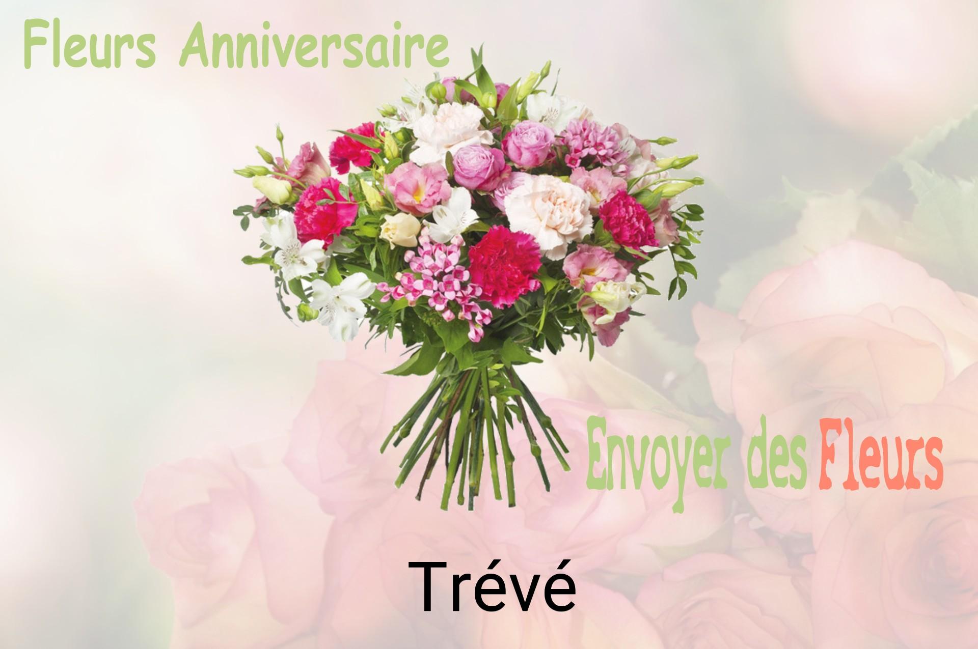 Bouquet de fleurs d’anniversaire livré à Trévé